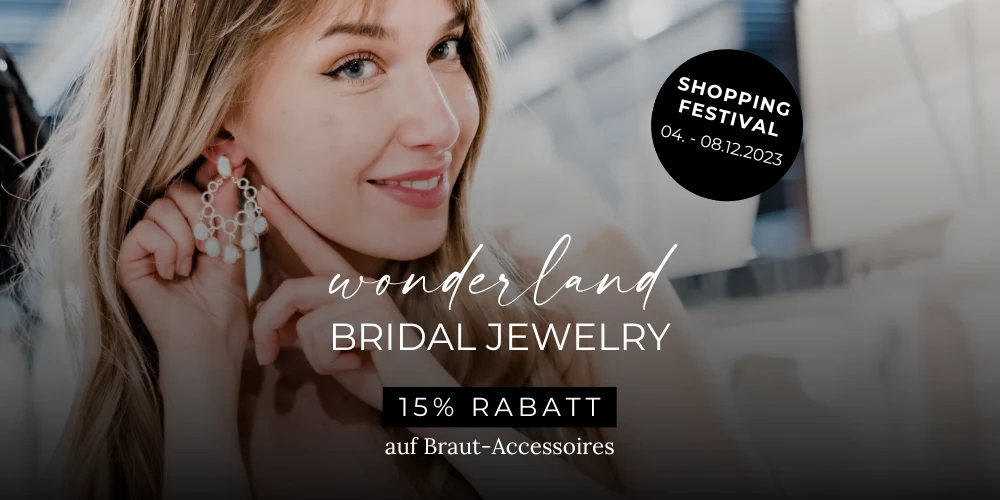 Bridal Jewelry Wonderland - 15% Rabatt auf alle Braut-Accessoires