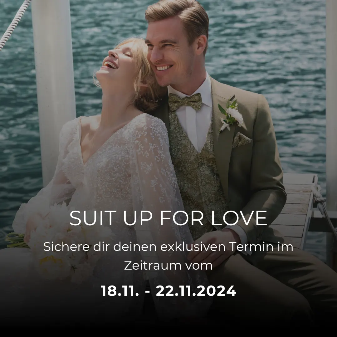 Gentleman Days - 10% Rabatt auf Deinen Hochzeitsanzug