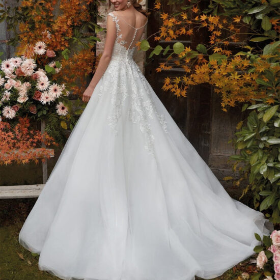 Nicole Milano - CO12138 Brautkleid Rückansicht 1