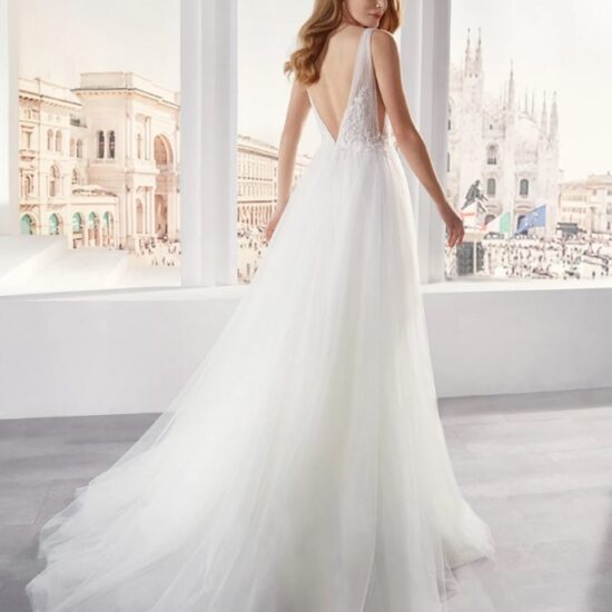 Nicole Milano - JO12139 Brautkleid Rückansicht 1