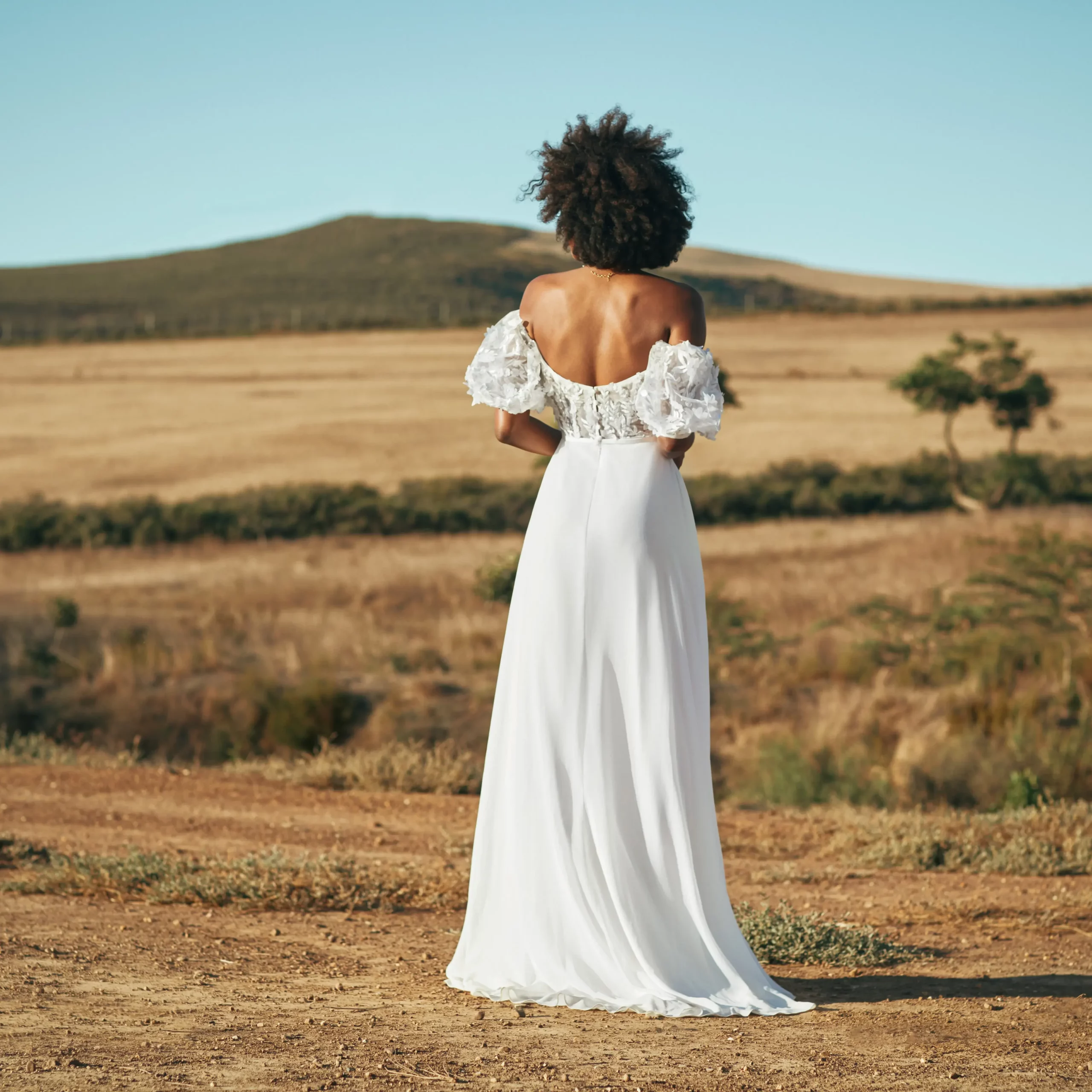 Brautkleid Nayla von Kelsey Rose – Rückenansicht