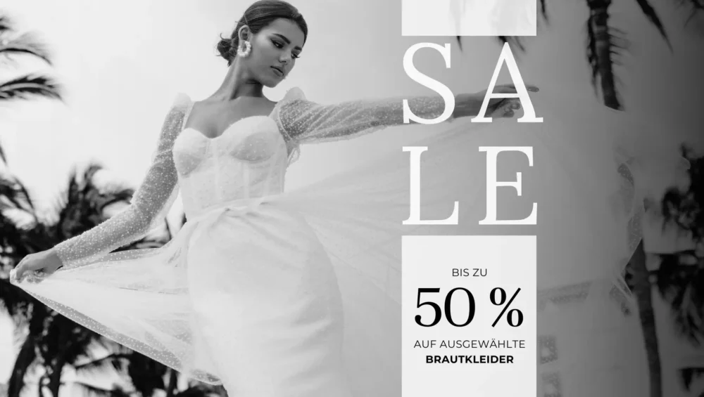 Brautkleider Sale 2024 – Mai Deals bis zu 50% Rabatt