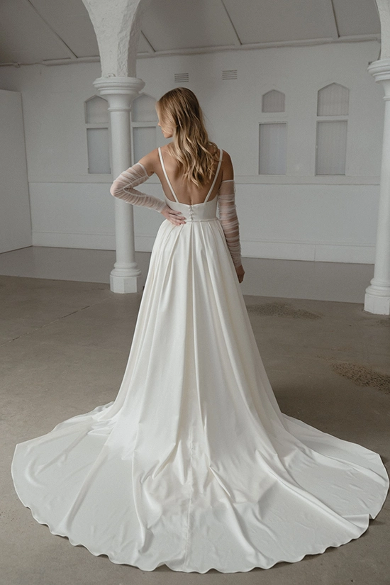 Brautkleid Sterling von Madi Lane – Rückenansicht
