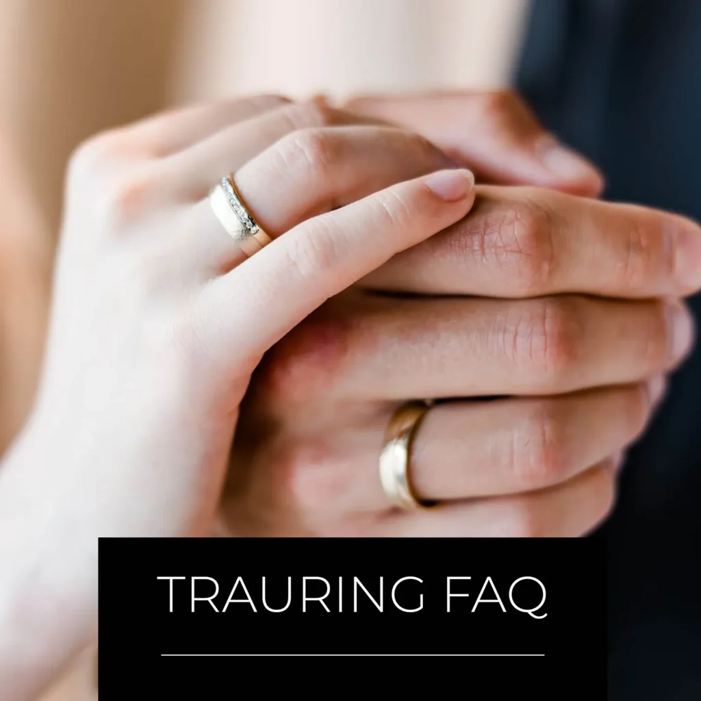 Trauringe FAQ - Antworten auf deine Fragen zu deinem Termin