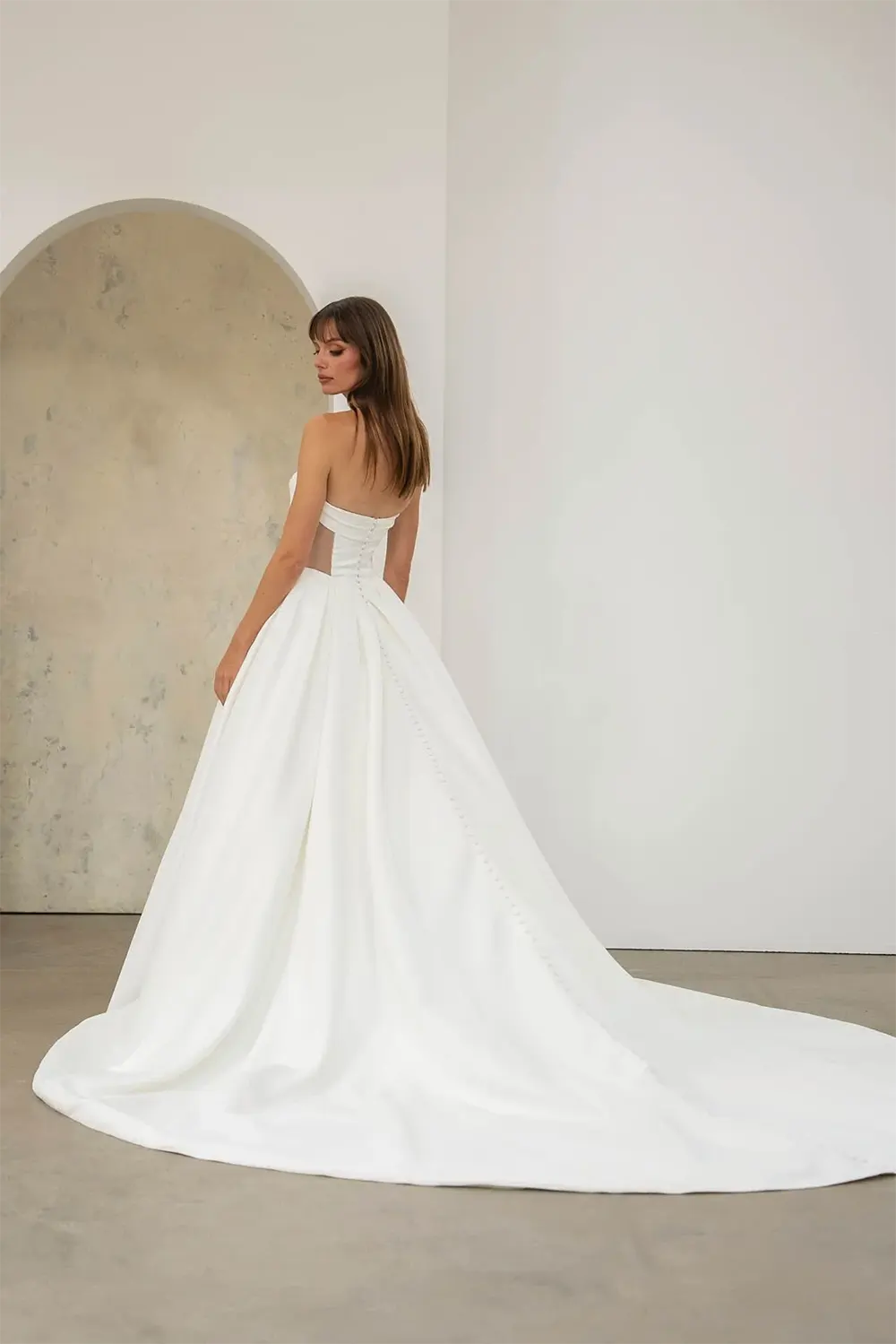 Brautkleid Windsor von Jeune Bridal – Rückenansicht