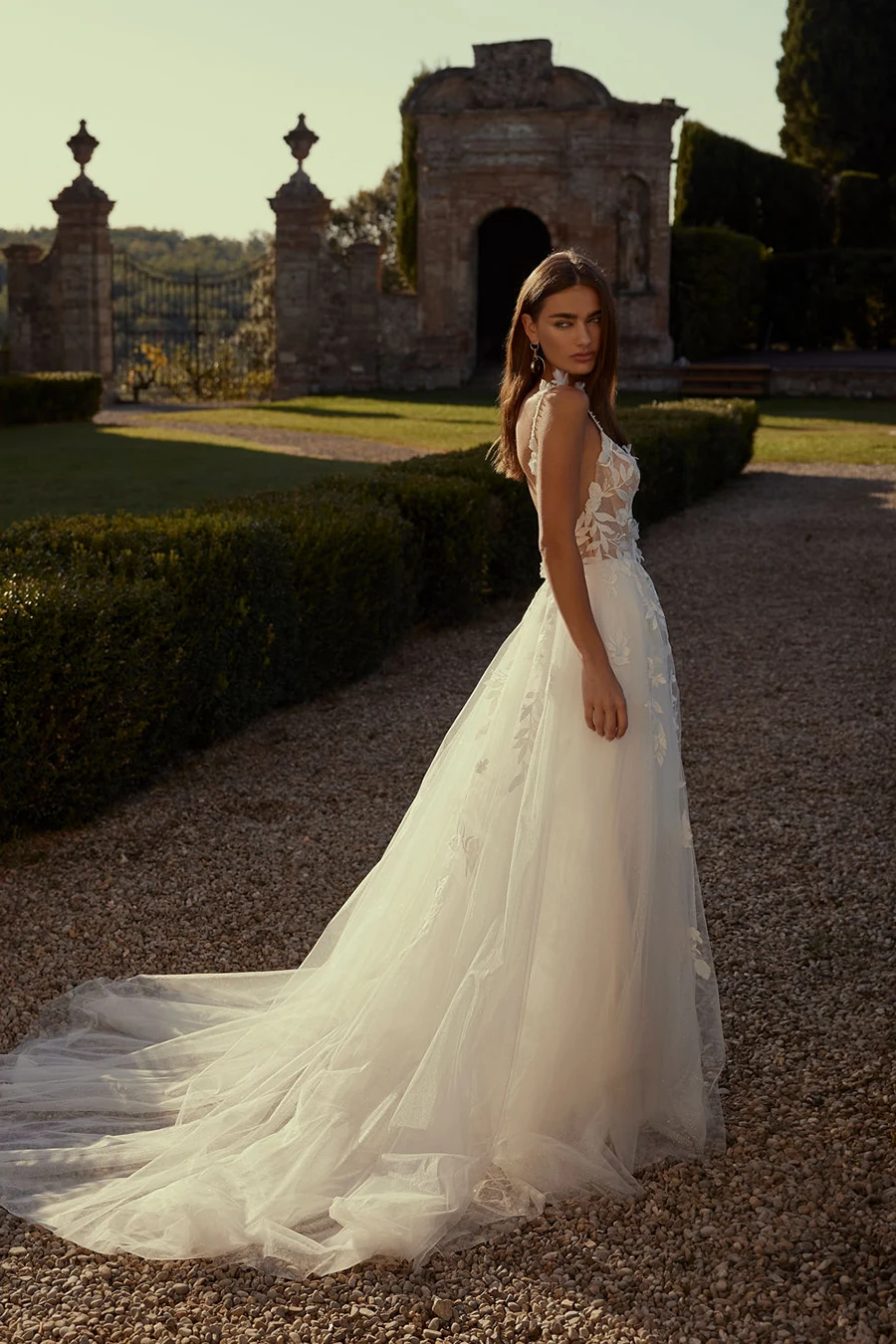 Brautkleid Dembee von Modeca – komplette Ansicht