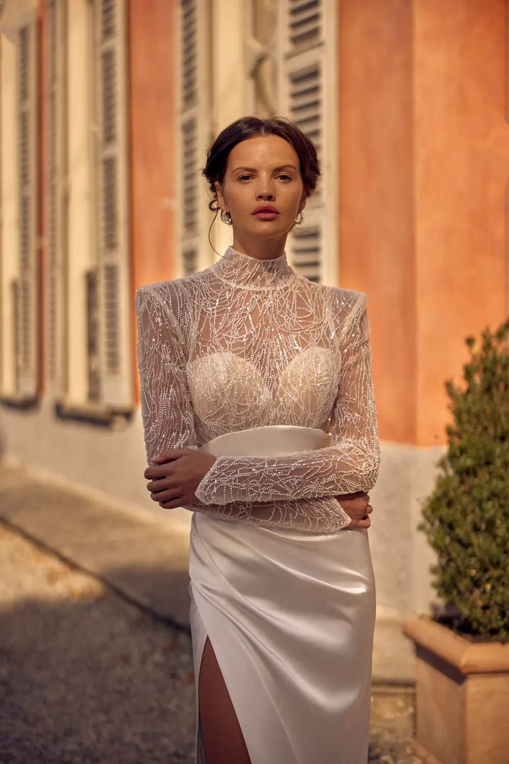 Brautkleid Hera von Randy Fenoli – Oberteil im Detail