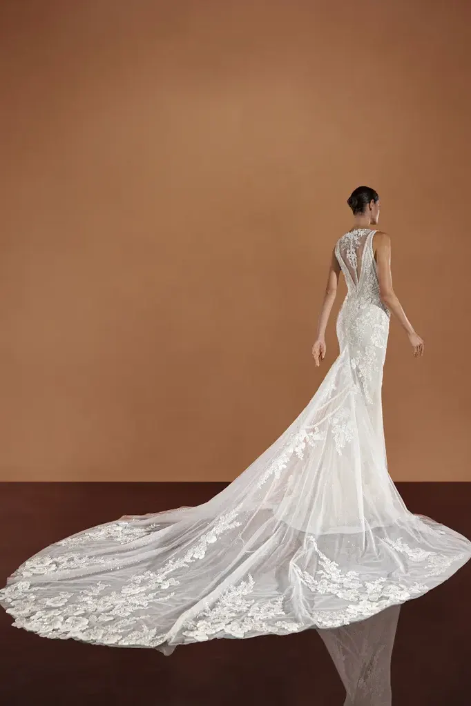 Brautkleid Asmin von Pronovias – Rückenansicht