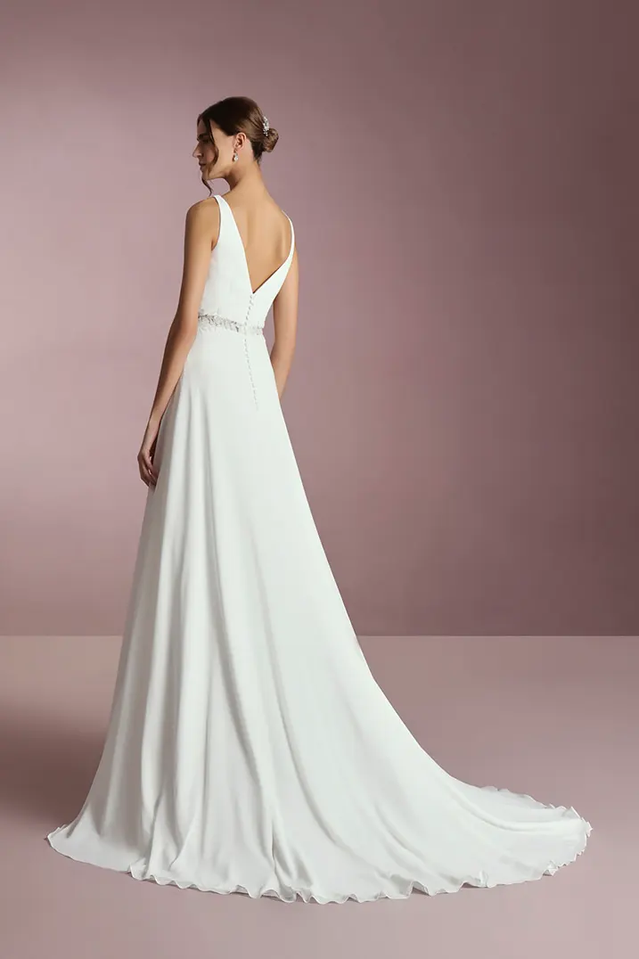 Brautkleid Honoka von White One – Rückenansicht