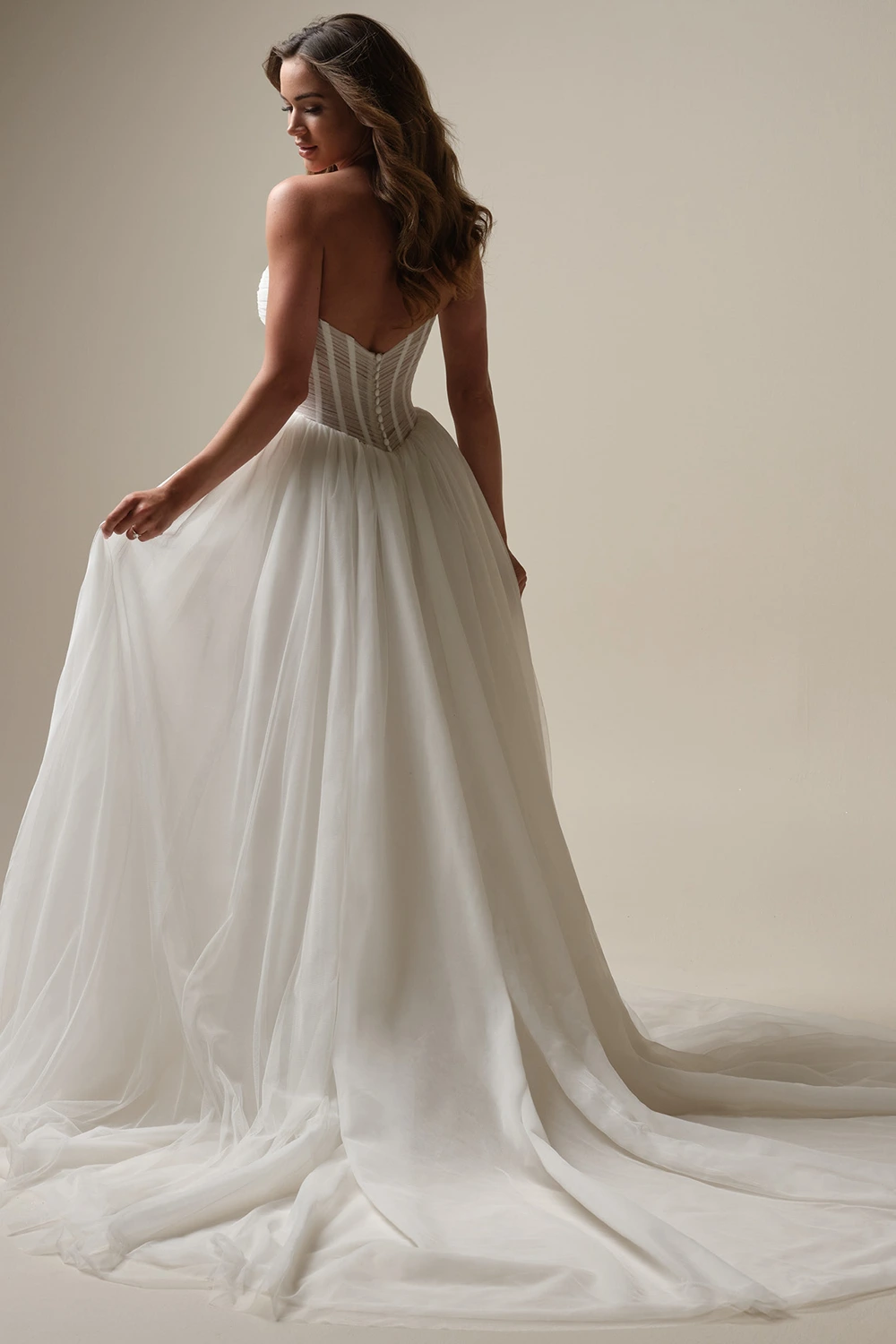 Brautkleid Evan von Maggie Sottero – Rückenansicht