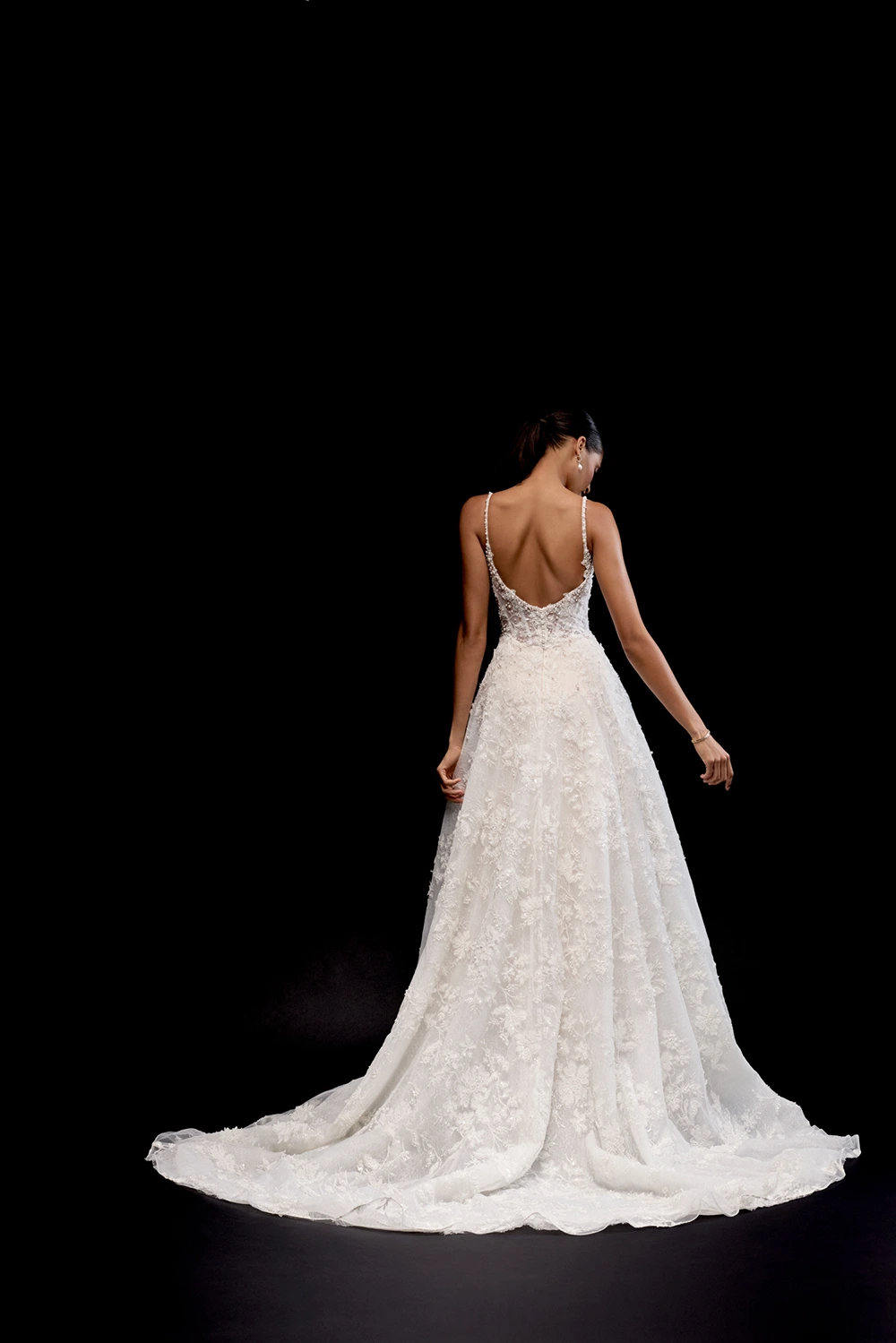 Brautkleid Modell Nocturna von Justin Alexander Signature – Rückenansicht