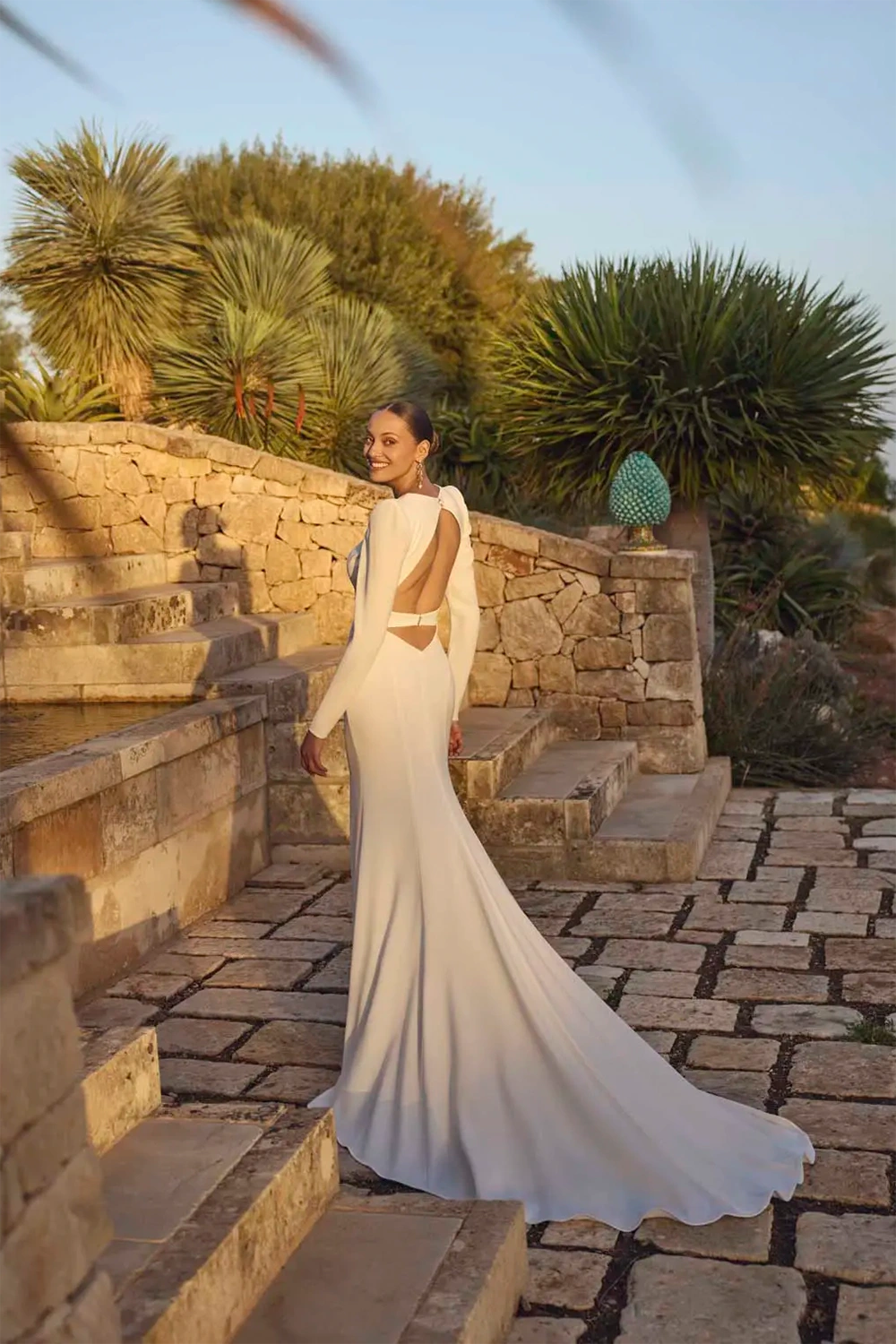 Brautkleid Modell Grace von Modeca – Rückenansicht
