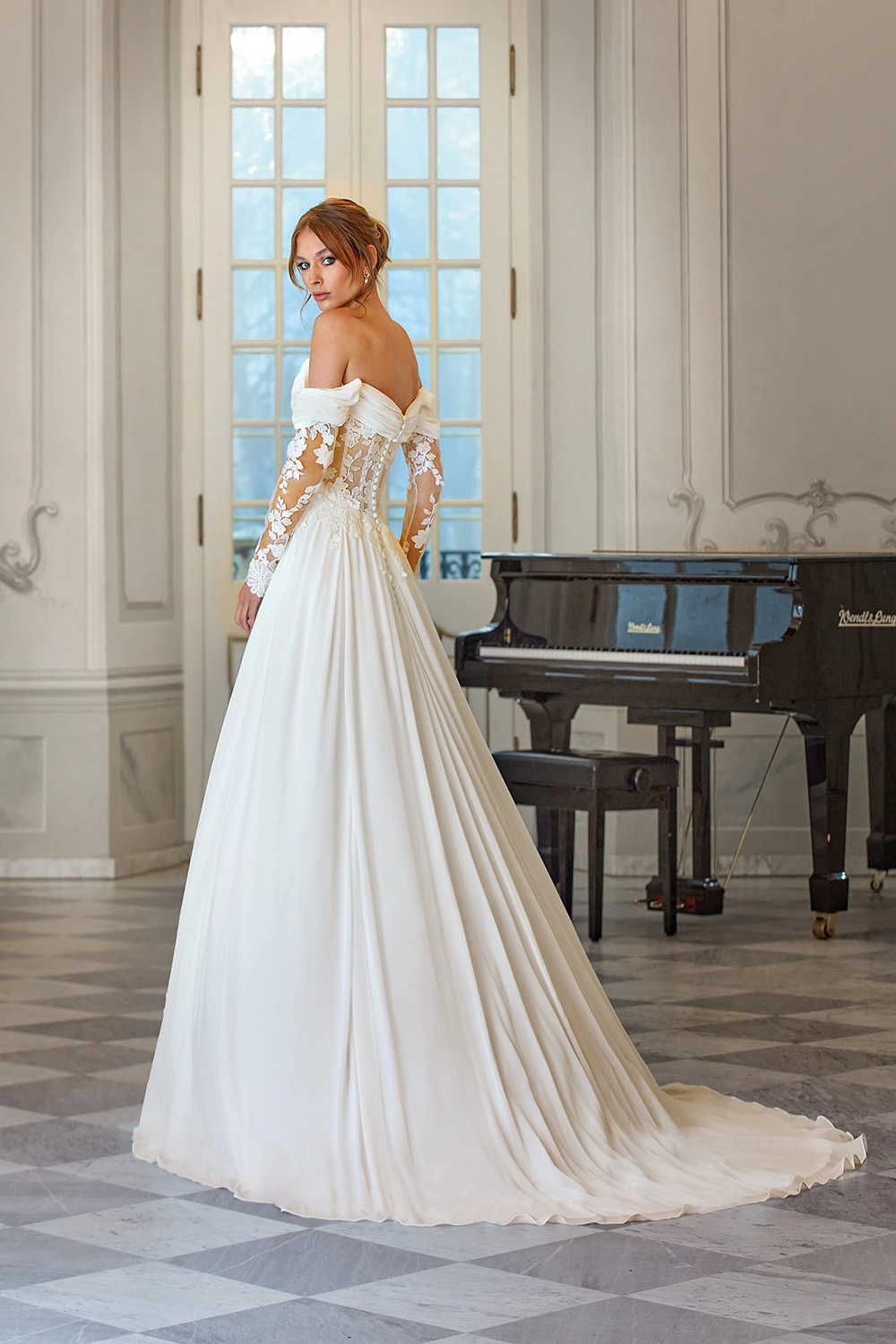 Brautkleid Modell Nayeli von Vanilla Sposa – Rückenansicht