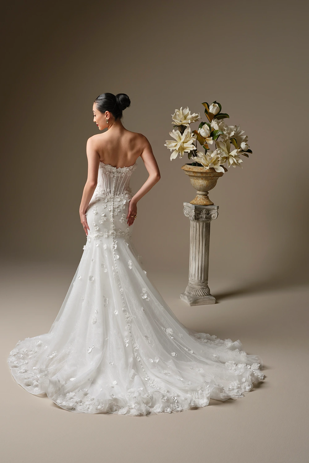 Brautkleid Modell Akari von Sottero und Midgley – Rückenansicht