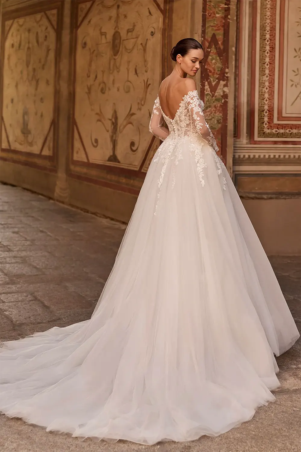 Brautkleid Modell Dinah von Alberto Palatchi – Rückenansicht