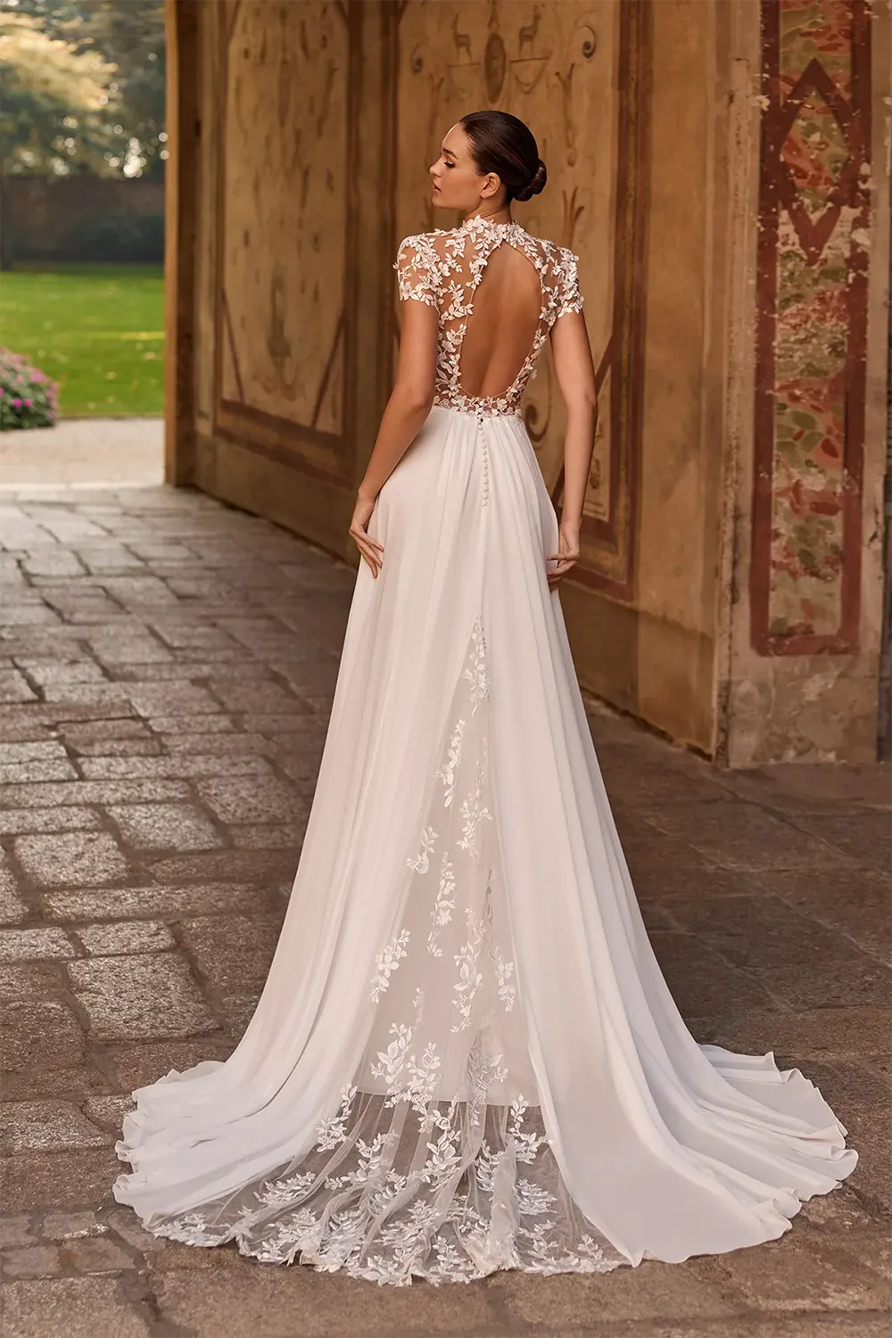 Brautkleid Modell Faye von Alberto Palatchi – Rückenansicht
