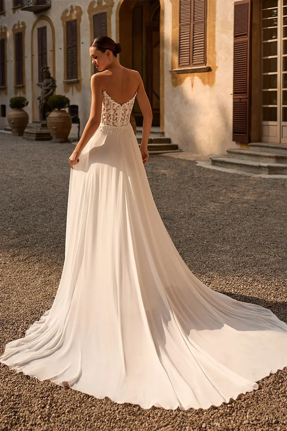 Brautkleid Modell Robi von Alberto Palatchi – Rückenansicht