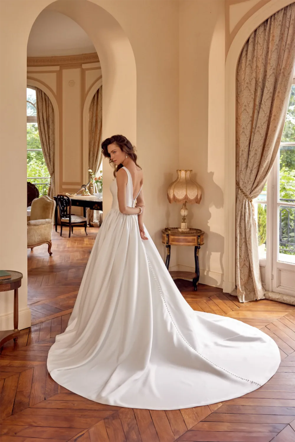 Brautkleid Modell Mckenna von Justin Alexander – Rückenansicht