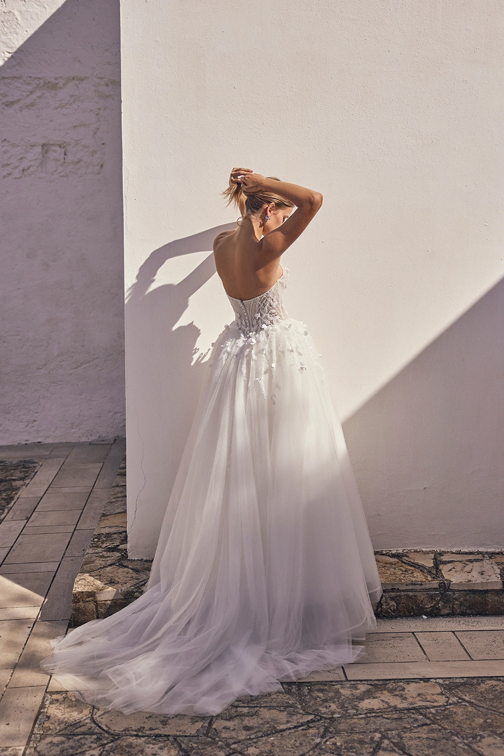 Brautkleid Modell Lanelle von Modeca – Rückenansicht
