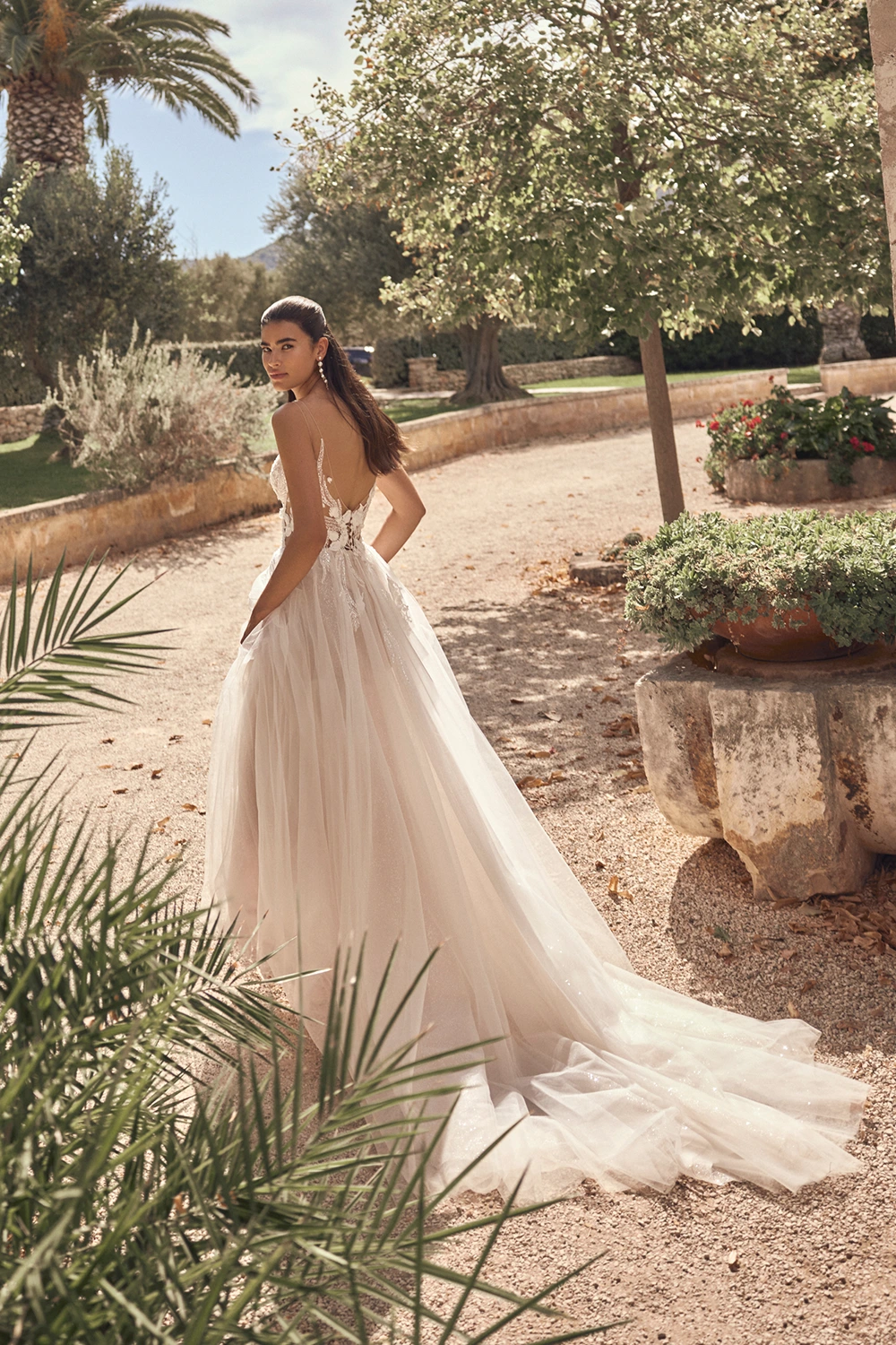 Brautkleid Modell Mae von Modeca – Rückenansicht