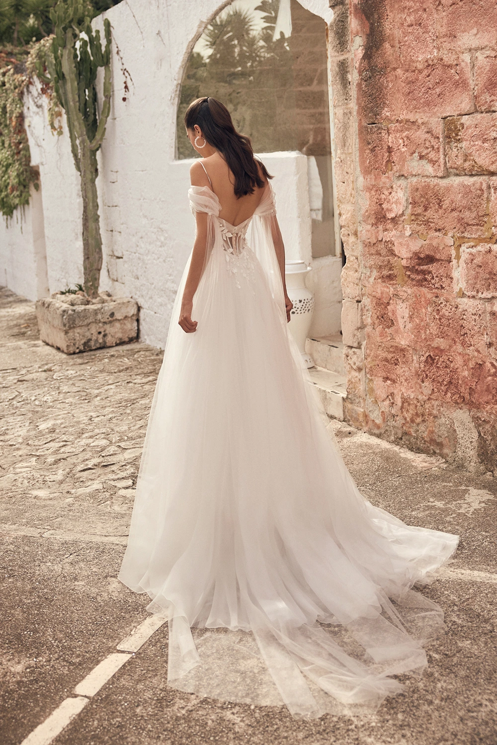 Brautkleid Modell Marjorie von Modeca – Rückenansicht