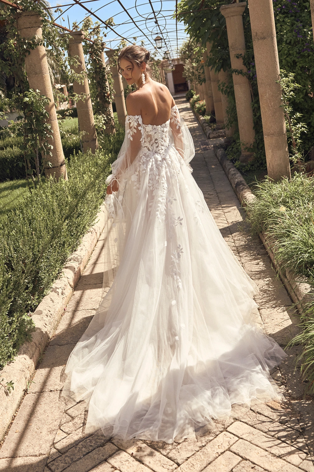 Brautkleid Modell Myla von Modeca – Rückenansicht