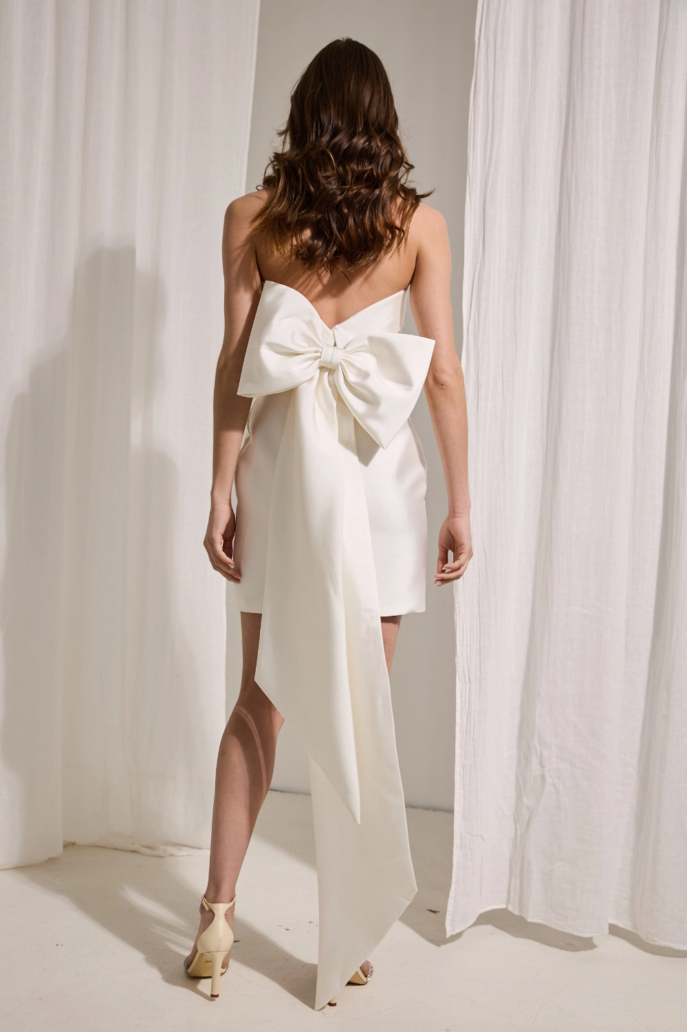 Brautkleid Modell Anica von Weise – Rücken Schleife