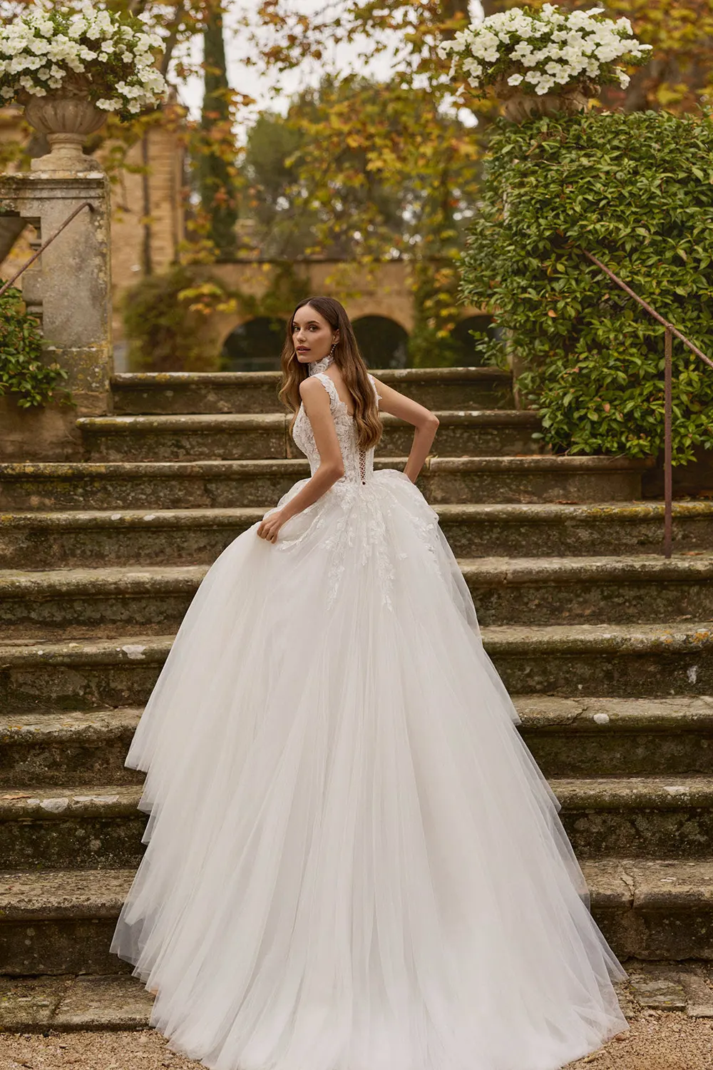 Brautkleid Modell Xerry von AIRE Barcelona – Rückenansicht