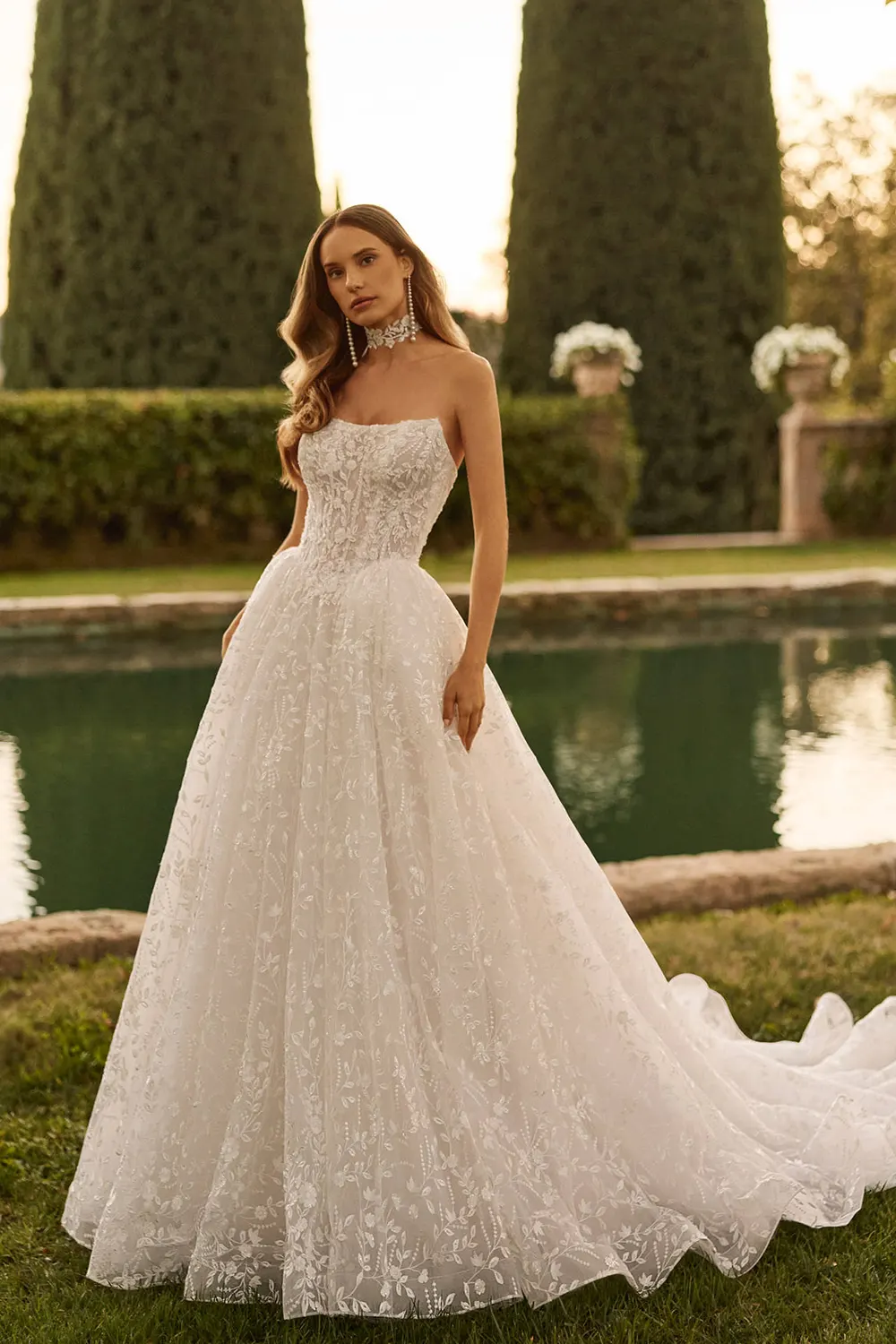 Brautkleid Modell Ximay von AIRE Barcelona – Vorne