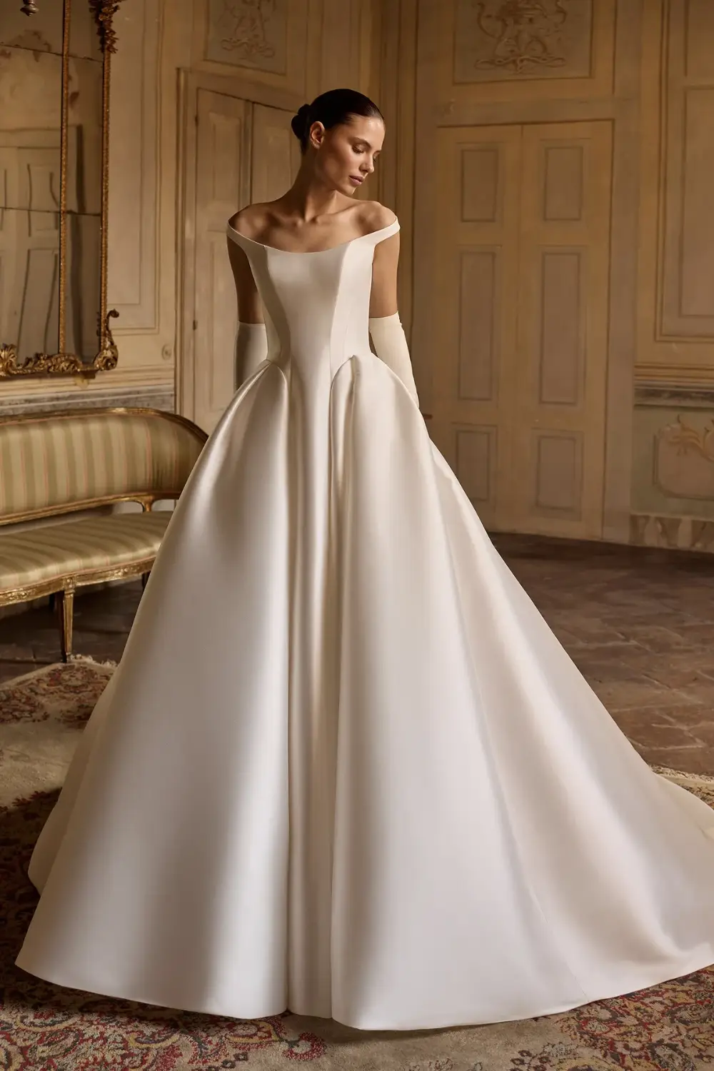 Brautkleid Modell Sissel von Alberto Palatchi – Voderansicht