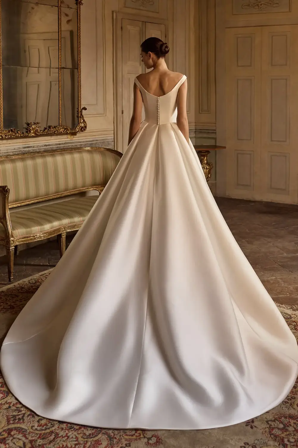 Brautkleid Modell Sissel von Alberto Palatchi – Detailansicht Hinten