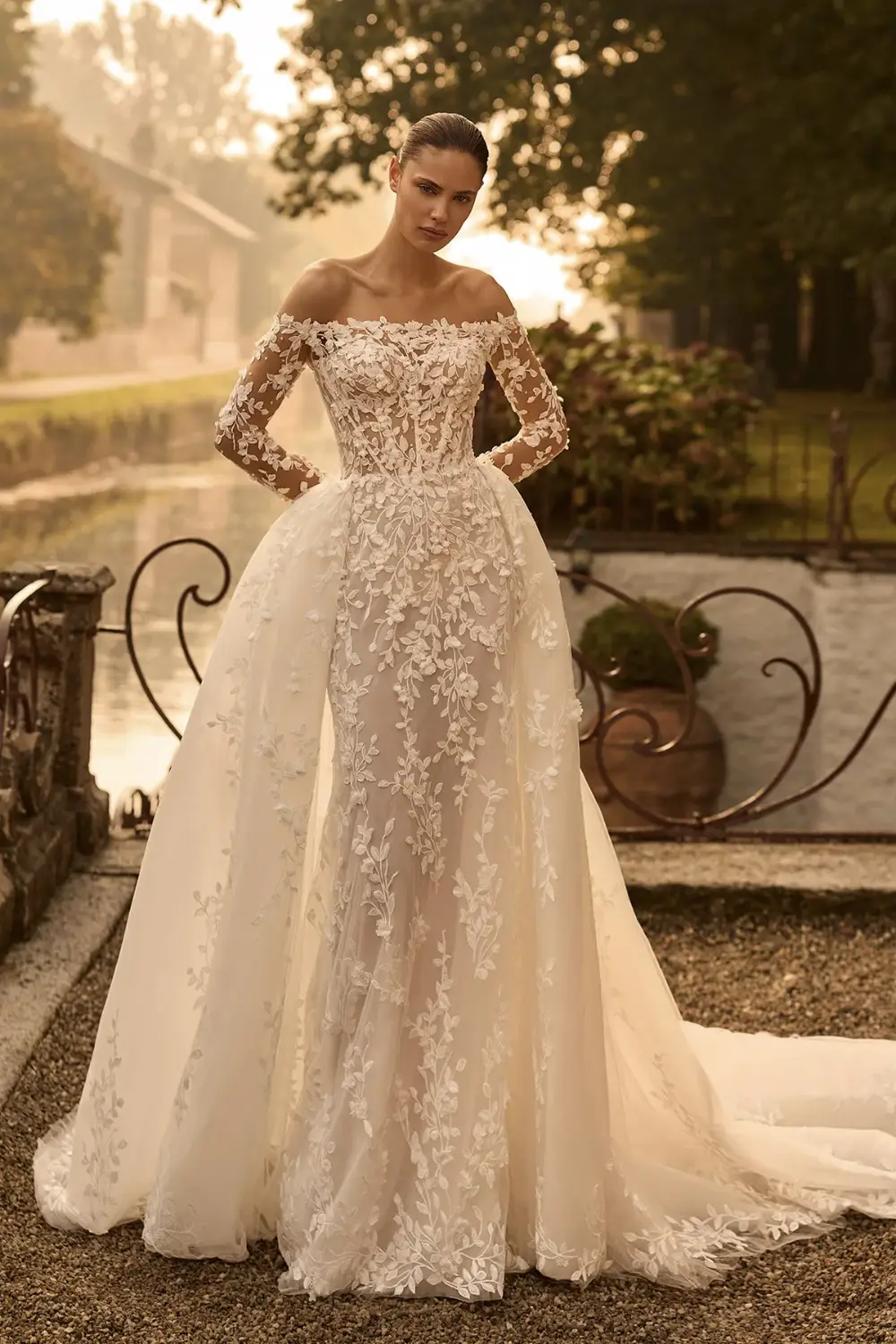Brautkleid Modell Zaz von Alberto Palatchi – Anischt Vorne