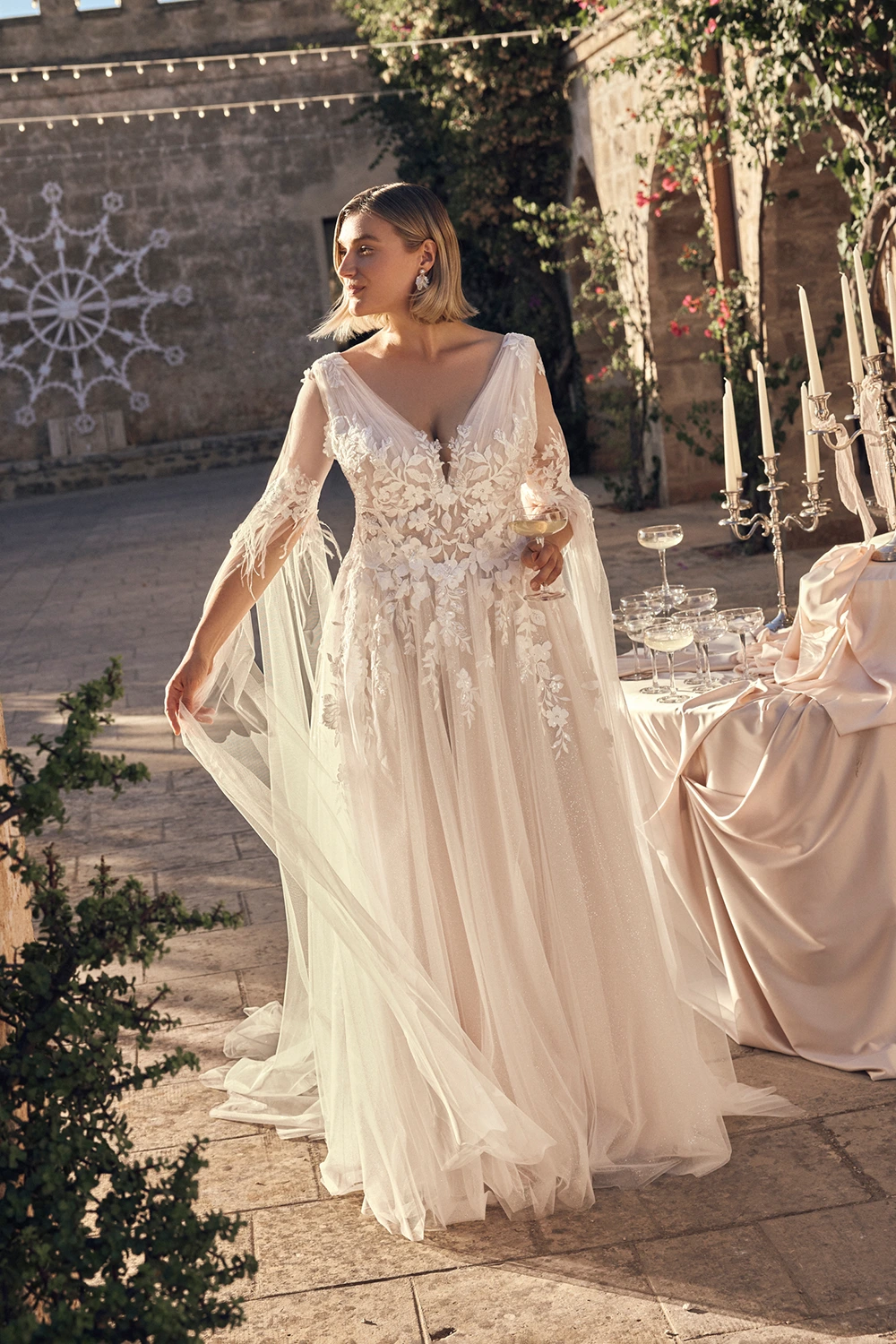 Brautkleid Modell Nadia Curvy von Modeca – Vorschau