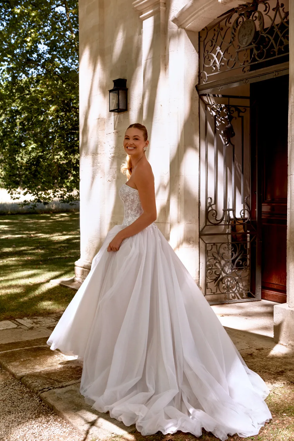 Brautkleid Modell 44591 von Sincerity – Ansicht Schleppe
