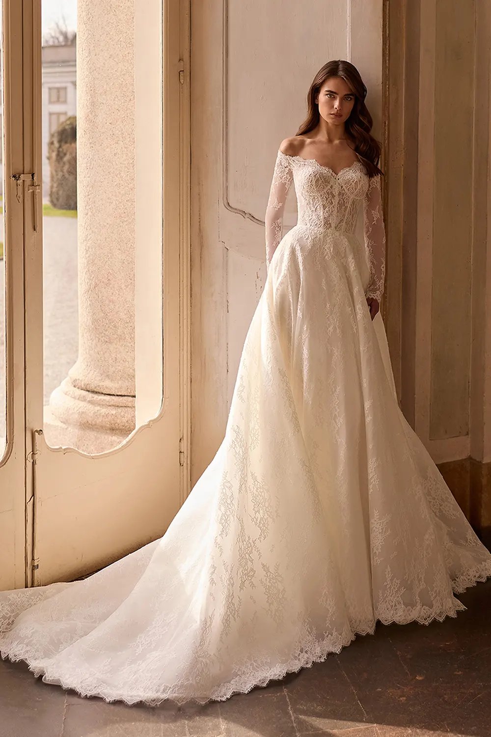 Brautkleid Modell Ophelia von Alberto Palatchi – Detailansicht Vorne