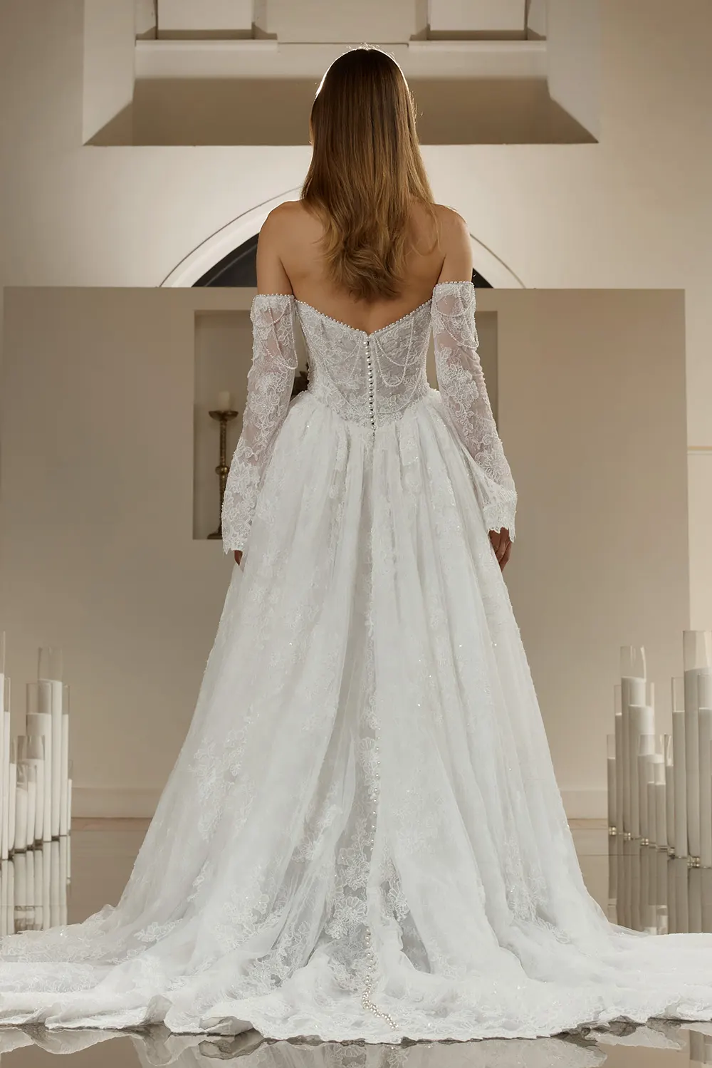 Brautkleid Modell Lana von Evie Young Bridal – Detailansicht Hinten