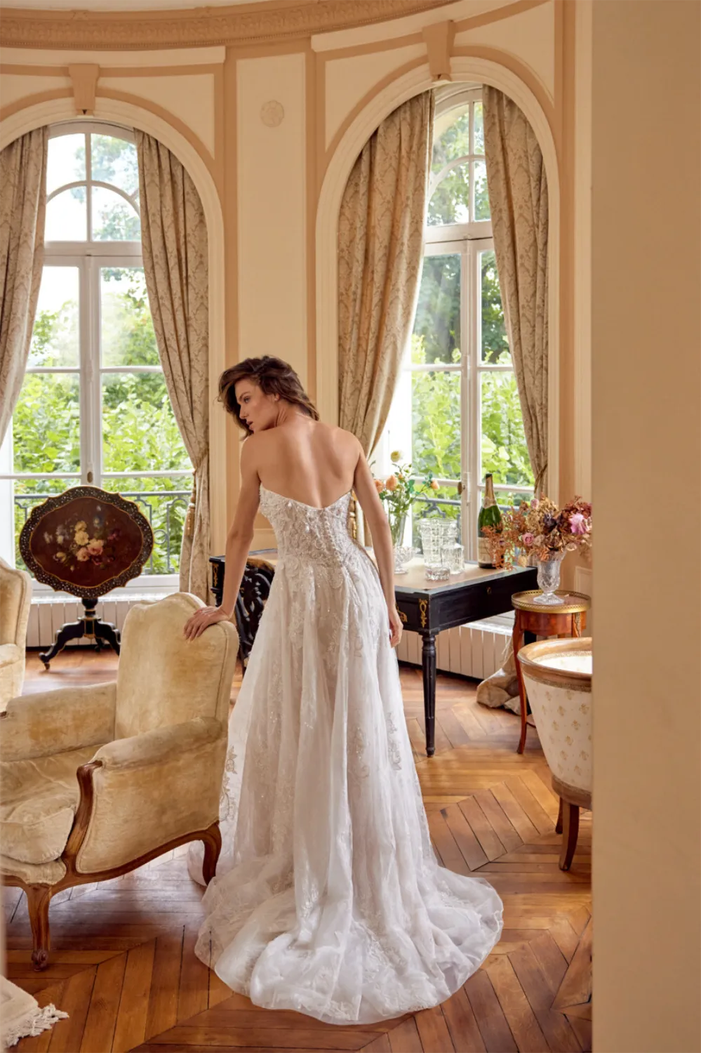 Brautkleid Modell Maven von Justin Alexander – Rückenansicht