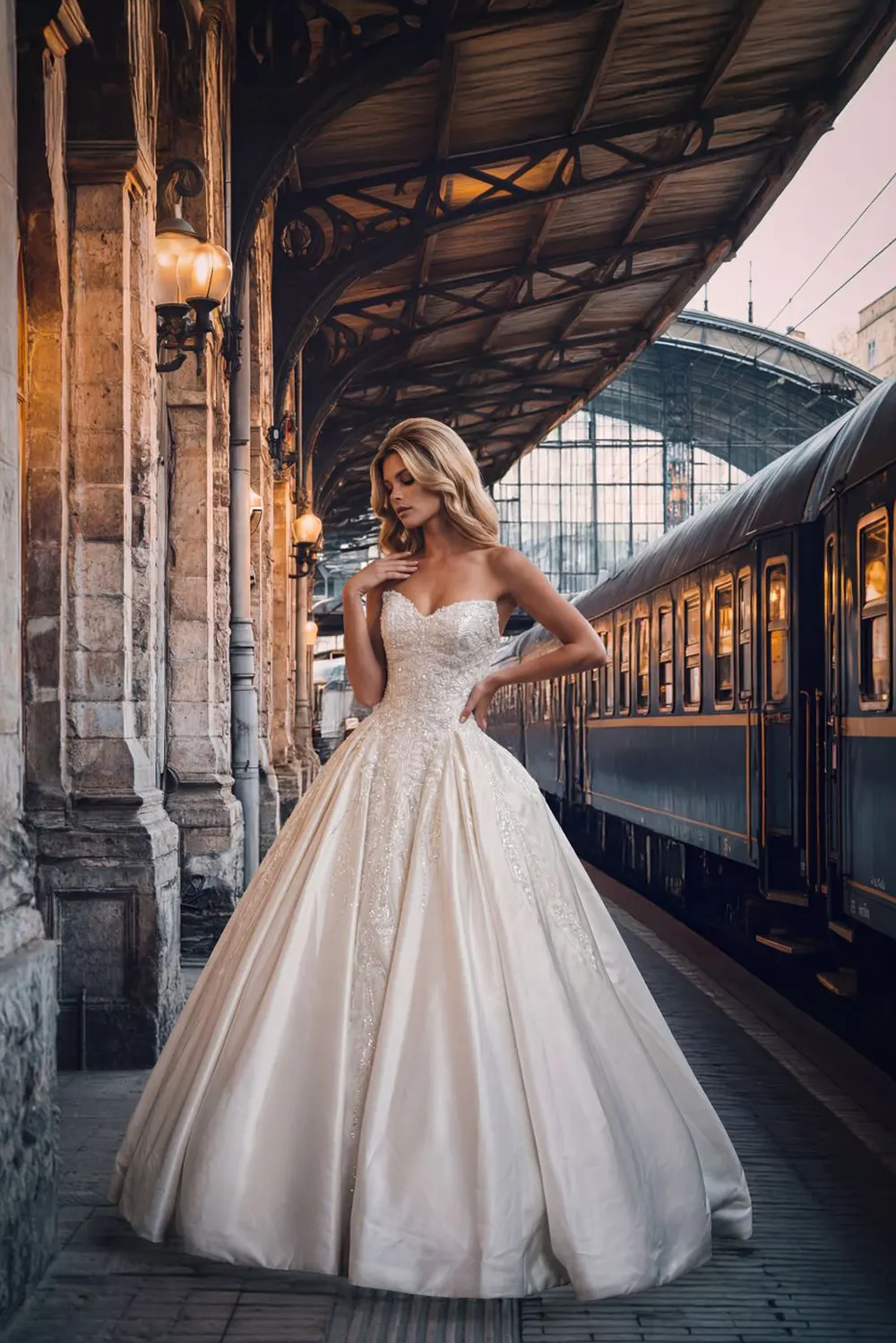 Brautkleid Modell Lexington von Randy Fenoli- Ansicht Vorne