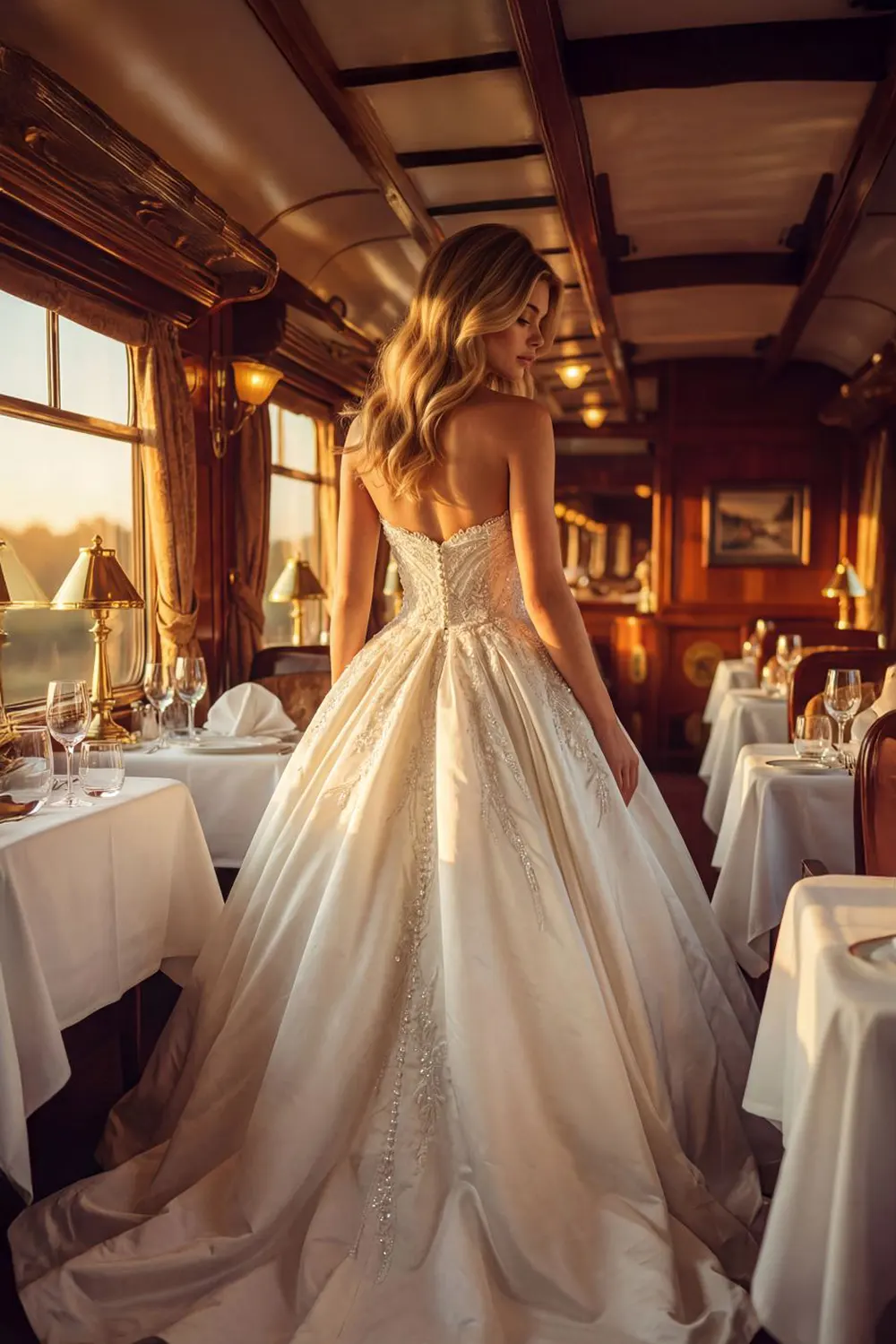 Brautkleid Modell Lexington von Randy Fenoli- Detailansicht Hinten