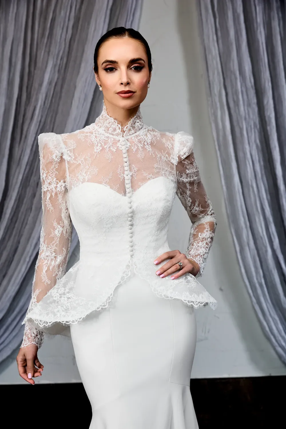 Brautkleid Modell Eris (Braut-Jacke) von Justin Alexander – Vorschau